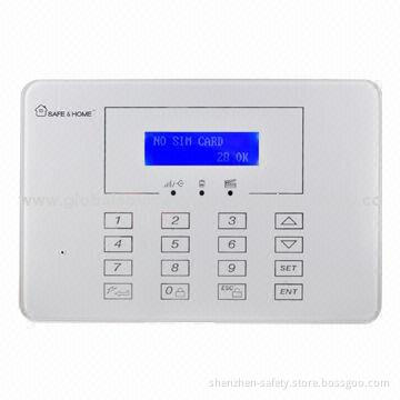 29 Wireless and 8 Wired, LCD Screen, Quad-band, Security Home GSM Alarm System, 12V DC Voltage